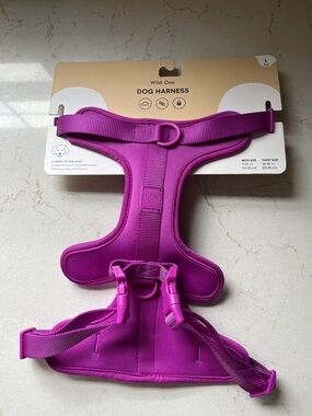 Wild One Pink Padded No-Pull Dog Harness - Large